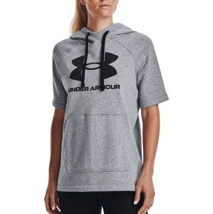 Mikina s kapucňou Under Armour Rival Fleece SS Hoodie-GRY