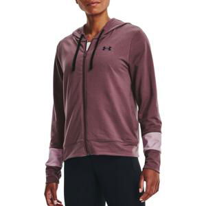 Mikina s kapucňou Under Armour Rival Terry CB FZ Hoodie-PPL