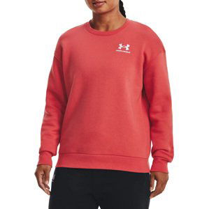 Mikina Under Armour Essential Fleece Crew-RED