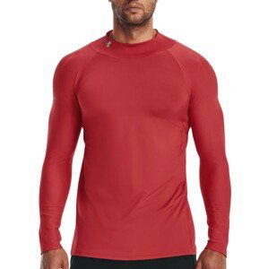 Kompresné tričko Under Armour UA SmartForm Rush Mock LS-RED