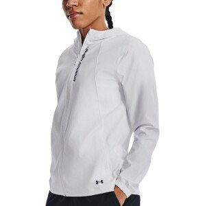 Bunda s kapucňou Under Armour UA OutRun the Storm Jkt-WHT