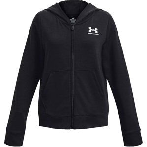 Mikina s kapucňou Under Armour UA Rival Terry FZ Hoodie-BLK