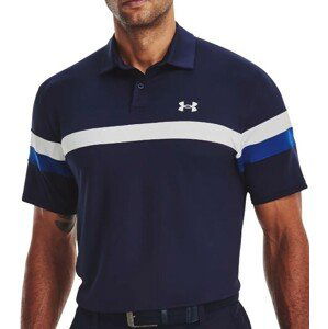 Tričko Under Armour UA T2G Color Block Polo-NVY