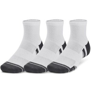 Ponožky Under Armour UA Performance Tech 3pk Qtr-WHT