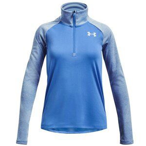 Mikina s kapucňou Under Armour Tech Graphic 1/2 Zip-BLU