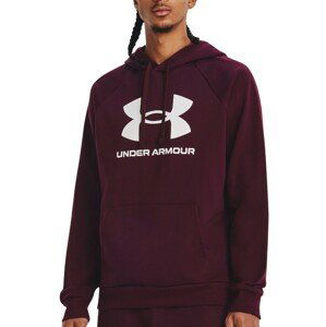 Mikina s kapucňou Under Armour UA Rival Fleece Logo HD-MRN