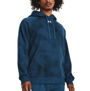 Mikina s kapucňou Under Armour UA Rival Fleece Printed HD-BLU