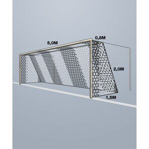 Bránková sieť Cawila Cawila Tornetz 4MM HEX120 5,15x2,05m 0,8x1,5m W/S