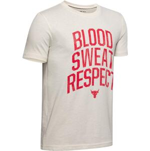 Tričko Under Armour Project Rock Blood Sweat Respect SS