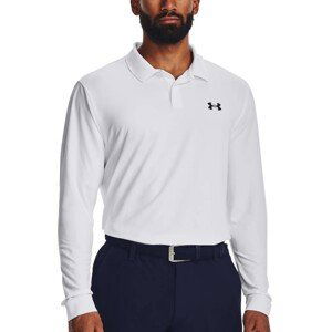 Tričko Under Armour UA Performance 3.0 LS Polo-WHT