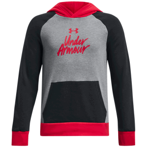 Mikina s kapucňou Under Armour Under Armour Rival Fleece Script Colorblock