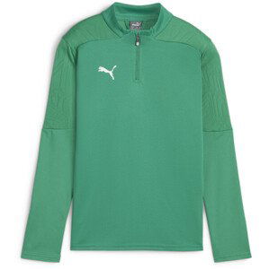 Tričko s dlhým rukávom Puma teamFINAL Training 1/4 Zip Top Jr