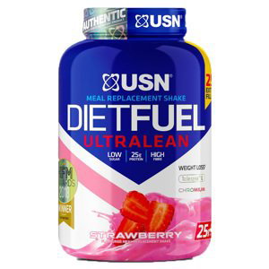 Proteínové prášky USN Diet Fuel Ultralean jahoda 2kg