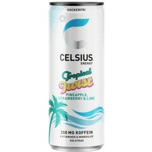 Power a energy drinky CELSIUS Celsius 355ml Tropical Twist - Pineapple Strawberry Lime