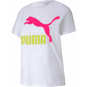 Tričko Puma Classics Logo Tee  White-RIDER