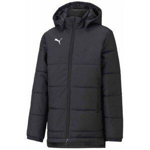 Bunda s kapucňou Puma Bench Jacket Jr  Black- White