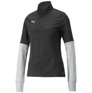 Tričko s dlhým rukávom Puma individualLIGA Women 1/4 Zip Top