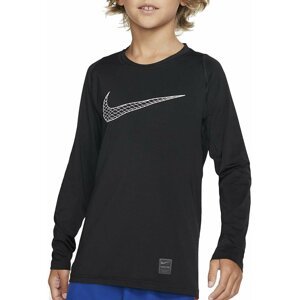 Tričko s dlhým rukávom Nike B  Pro  TOP LS FTTD