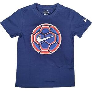 Tričko Nike  Rise Soccer Ball T-Shirt Kids Blue