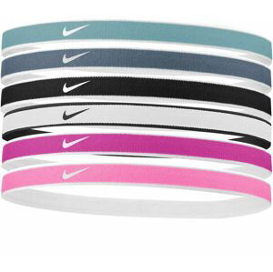 Čelenka Nike  Swoosh Sport Headbands 6 PK Tipped