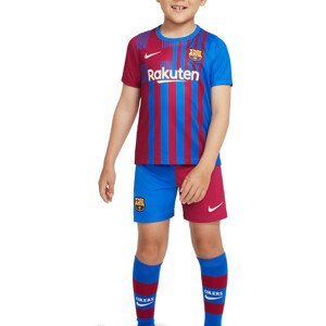 Súprava Nike FC Barcelona 2021/22 Home Little Kids Soccer Kit