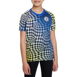 Tričko Nike Chelsea FC Big Kids Pre-Match Short-Sleeve Soccer Top