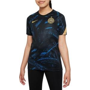 Tričko Nike Inter Milan Big Kids Pre-Match Short-Sleeve Soccer Top
