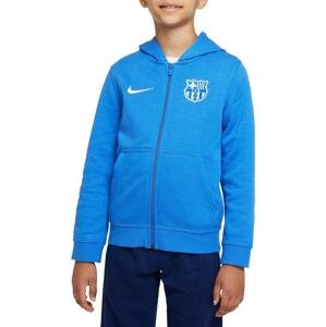 Mikina s kapucňou Nike FC Barcelona Big Kids Full-Zip Fleece Hoodie