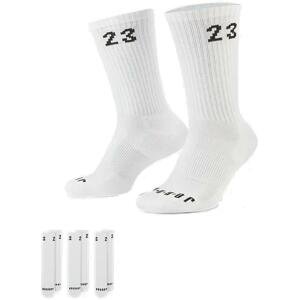 Ponožky Jordan Jordan Essential Crew 3 Pack Socks White