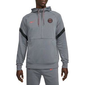 Mikina s kapucňou Nike Men's 1/2-Zip  Paris Saint-Germain Fleece Football Hoodie