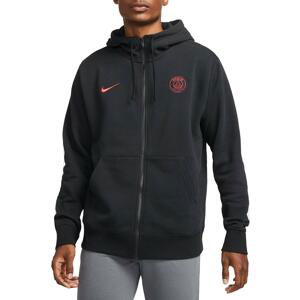 Mikina s kapucňou Nike  PSG Hoodie FZ Club