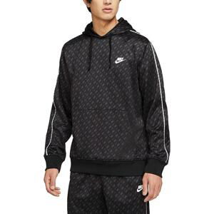 Mikina s kapucňou Nike M NSW REPEAT PK PO HOODIE PRNT