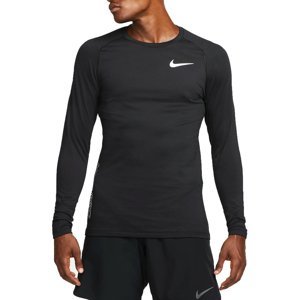 Tričko s dlhým rukávom Nike  Pro Warm Sweatshirt Schwarz F010