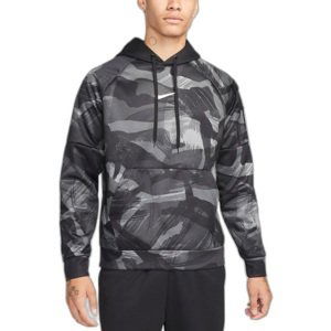 Mikina s kapucňou Nike  Therma-FIT Men s Allover Camo Fitness Hoodie