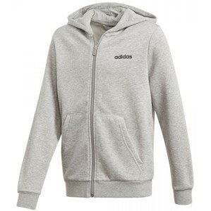 Mikina s kapucňou adidas  JR Essentials Linear FZ HD Bluza