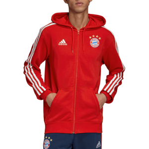 Mikina s kapucňou adidas FC Bayern 3S FZ Hoodie