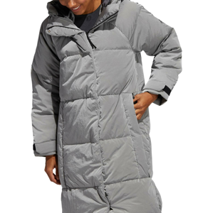 Bunda s kapucňou adidas W PUFFER DOWN C