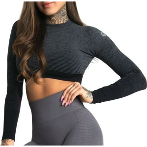 Tričko s dlhým rukávom Gym Glamour Gym Glamour Crop Top