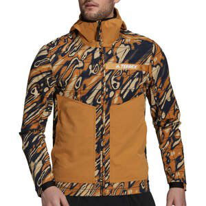 Bunda s kapucňou adidas Terrex  Terrex Multi Graphic Stretch Softshell