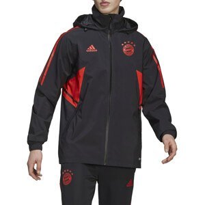 Bunda s kapucňou adidas FCB RAIN JKT