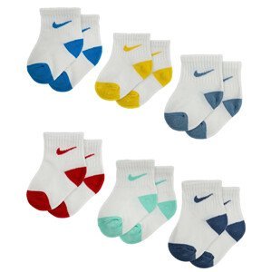 Ponožky Nike  Pop Color Ankle 6er Pack Kids Blau FU3H