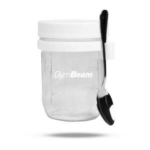 GymBeam Raňajkový pohár White 350 ml