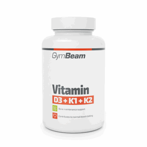 GymBeam Vitamín D3+K1+K2 60 kaps. bez príchute