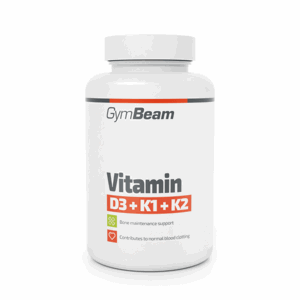 GymBeam Vitamín D3+K1+K2 120 kaps. bez príchute