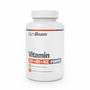 GymBeam Vitamin D3+K1+K2 Forte 120 kaps.