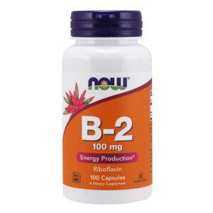 Now Foods Vitamín B2 100mg 100 kaps.