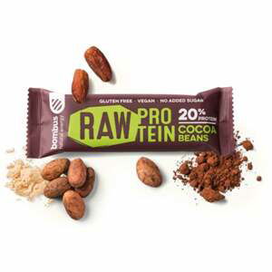 BOMBUS Raw protein bar 20 x 50 g arašidové maslo