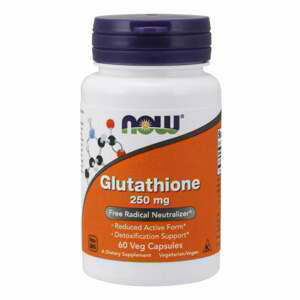 Now Glutathione 500 mg 60 rostlinných kapsúl