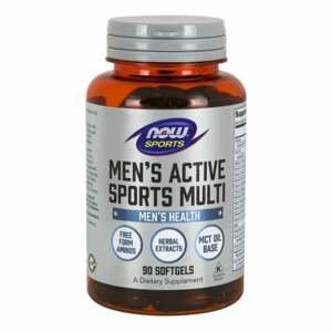 NOW Men‘s Active Sports Multivitamin 90 kaps.