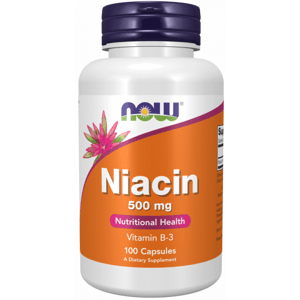 NOW Foods Niacin (Vitamín B3) 100 kaps.